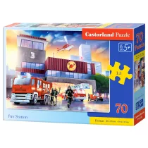 Puzzle 70 el. Fire Station Castorland