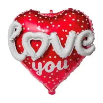 GoParty Balon foliowy Serce z napisem