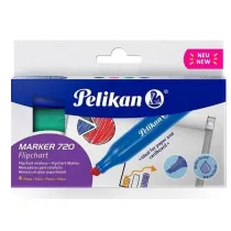 Marker Flipchart 720 4kol. PELIKAN