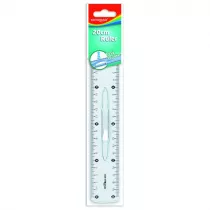 Keyroad Linijka plastikowa z uchwytem zawieszka 20 cm