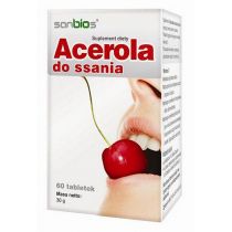Sanbios Acerola do ssania Suplement diety 60 tab.