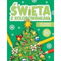 Kolorowa gwiazdka. �wi�ta z kolorowankami