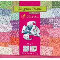 Avenue Mandarine Papier origami Liberty 20 x 20 cm 60 kartek