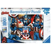 Puzzle 100 Marvel Captain America Ravensburger
