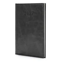 Kalendarz 2027 A5 Agenda Tygodniowy Czarny