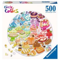 Puzzle okrągłe 500 el. Circle of Colors. Paleta kolorów. Desery 171712 Ravensburger