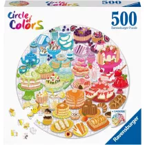 Puzzle okrge 500 el. Circle of Colors. Paleta kolorw. Desery 171712 Ravensburger