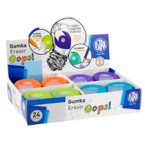 Astra Gumka dwustronna do d�ugopisu �cieralnego/o��wk�w 24 szt.