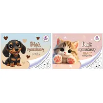 Beniamin Blok rysunkowy A4/2K The Sweet Pets mix
