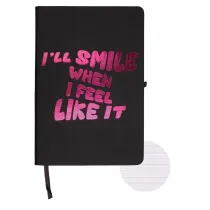 Cresco Notatnik A5/96K linia - I will smile