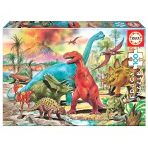 Puzzle 100 el. Dinozaury Educa