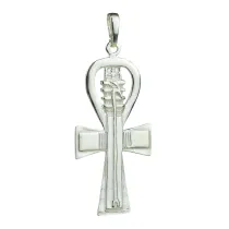Sotis Krzy� Ankh z lask�, nieoksydowany Ag925, 6,7g