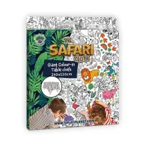 Obrus do pomalowania Safari 240x120cm Splat Planet