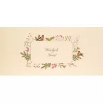 Karnet �wi�ta Bo�ego Narodzenia B29 Ptaszki