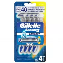 Gillette Sensor 3 ComfortGel maszynki do golenia 4 szt.
