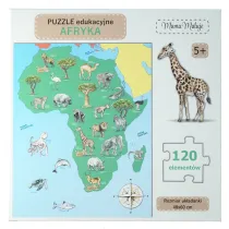 Puzzle edukacyjne 120 el. Afryka Mama Maluje