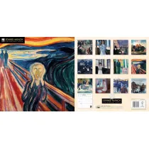 Kalendarz 2026 �cienny kwadrat Edvard Munch