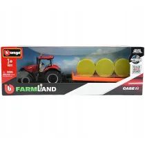 Bburago traktor z przyczep� case ih optum 300 cvx maszyna rolnicza