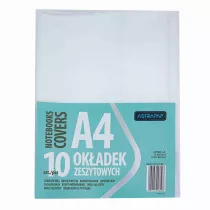 Okadka zeszytowa A4 bezbarwna (10szt) ASTRA