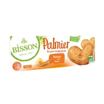 Bisson Ciastka francuskie ma�lane palmiery 100 g Bio