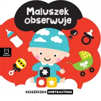 Ksieczka kontrastowa. Maluszek obserwuje