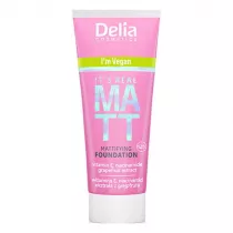 Delia It`s Real Matt Natural 102 Podkad matujcy odywczo-nawilajcy 30 ml
