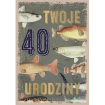 Kukartka Karnet B6 Urodziny (wymienne cyfry)
