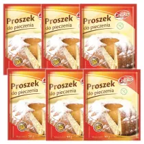 Celiko Proszek do pieczenia bezglutenowy Zestaw 6 x 30 g