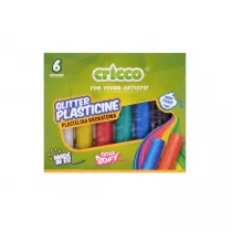 Cricco Plastelina brokatowa 6 szt.