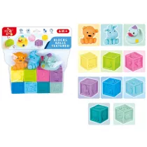 Klocki mikkie sensoryczne 11szt