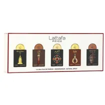 Lattafa Zestaw Pride Art Of Arabia III Woda perfumowana + Ajwaa+Al Qiam Gold Woda perfumowana + Masa Woda perfumowana + Brioche Vanille Woda perfumowana 5 x 20 ml