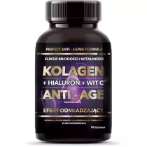 Intenson Kolagen + Hialuron + Witamina C Anti-Age suplement diety 90 tab.