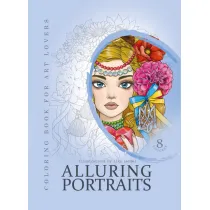 Kolorowanka kreatywna A4 Portraits niebieska