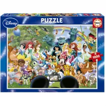 Puzzle 1000 el. Cudowny �wiat Walta Disney'a Educa