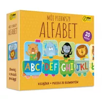 Puzzle 20 el. Mj pierwszy alfabet + ksika Wilga Play