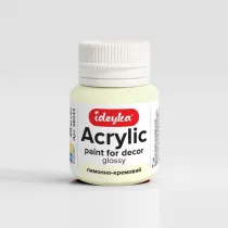 Ideyka Farba akrylowa Krem cytrynowy 20ml