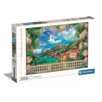 Puzzle 3000 el. HQ Lush Terrace on Lake Clementoni