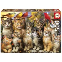 Puzzle 500 Koci�ta i Ptaki 113395 Educa