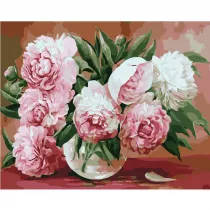 Koh-I-Noor Malowanie po numerach - Piwonie 40x50cm