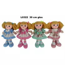 LALKA SZMACIANA Z GLOSEM 30CM XPL SA Sun-Day
