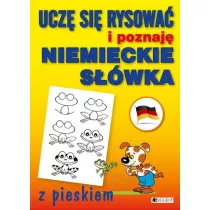 Ucz� si� rysowa� i poznaj� niemieckie s��wka z pieskiem