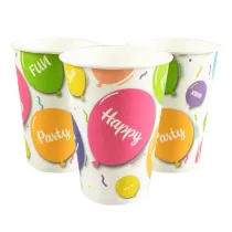 Arpex Kubki papierowe Happy Balloons! 8 szt.