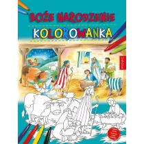 Bo�e Narodzenie - kolorowanka. Bo�e Narodzenie