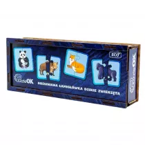 Puzzle drewniane amigwka dzikie zwierzta PuzzleOK