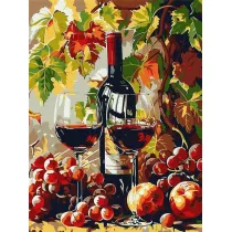 Ideyka Malowanie po numerach - Jesienne wino 30x40cm