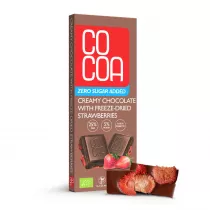 Cocoa Czekolada creamy z truskawkami 40 g Bio