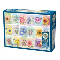 Puzzle 500 Saszetki z nasionami kwiatw G3 Cobble Hill