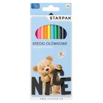 Kredki o��wkowe 12 kolor�w Mi� STARPAK 580599