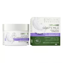 Eveline Cosmetics Organic Goats Milk bogaty krem do twarzy 50 ml