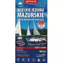 Wielkie Jeziora Mazurskie - mapa syntetyczna